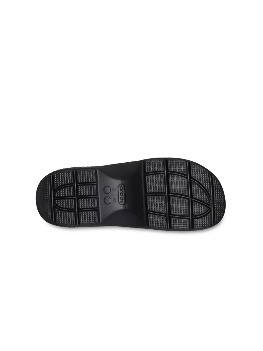 CROCS UNISEX STOMP LOAFER CLOG - BLACK/BLACK