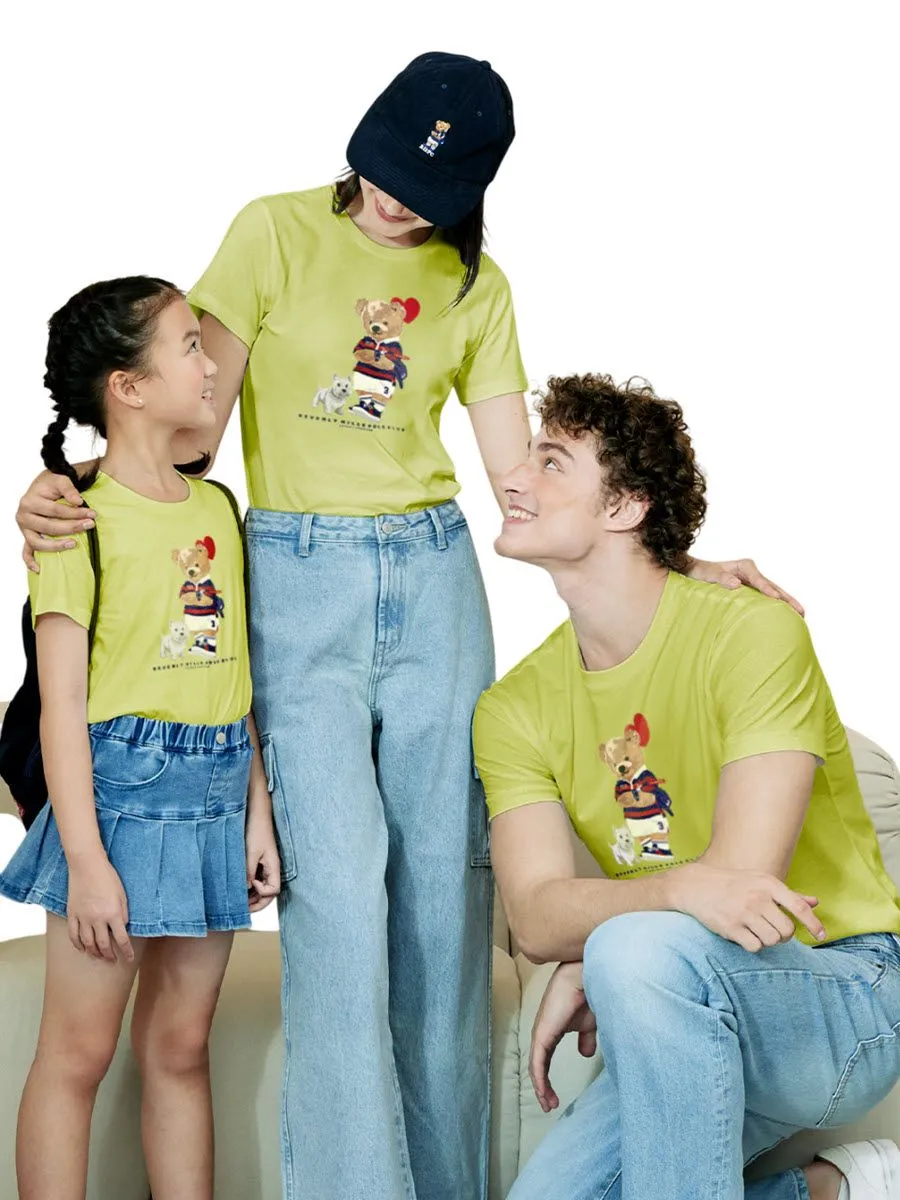 BEVERLY HILLS POLO CLUB Light green Men T-Shirt Family SET Model BNSG090