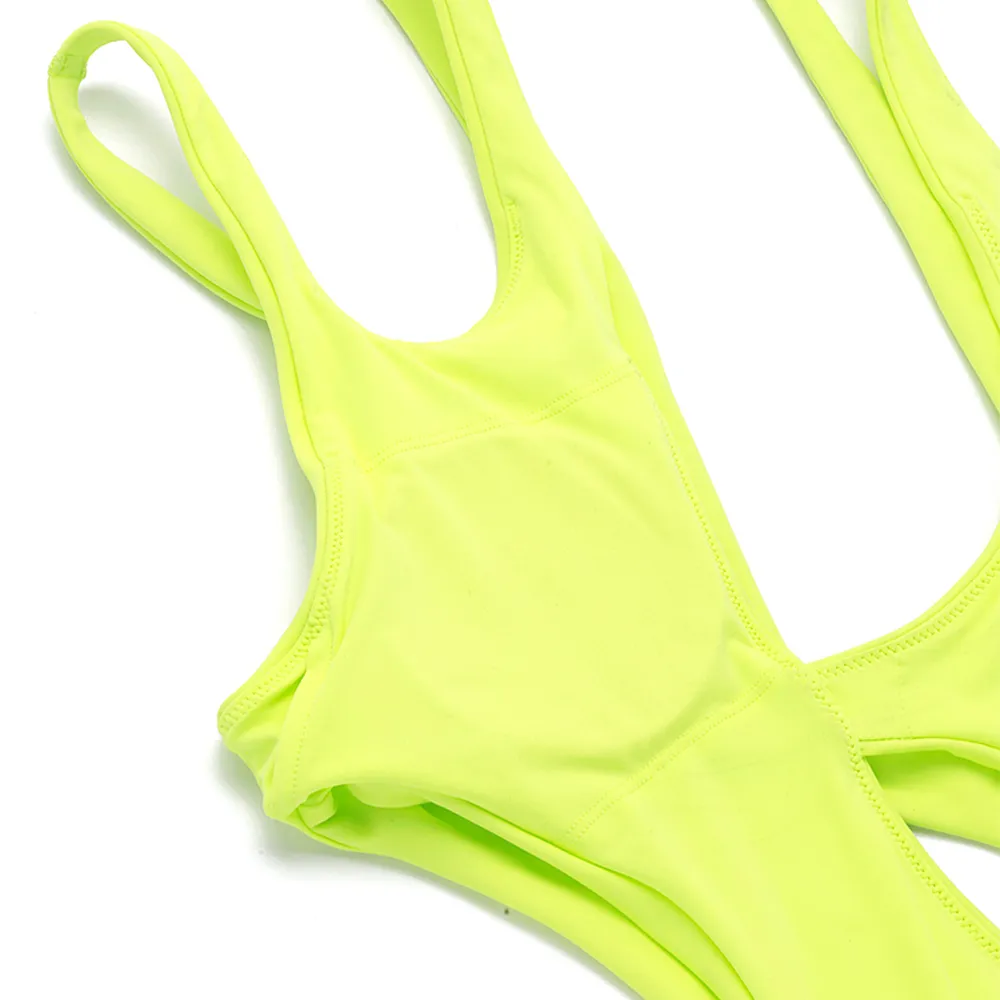 SABINA SWIM S/S 23 One Piece Swimwear Style No.SAWK088 - Lemon