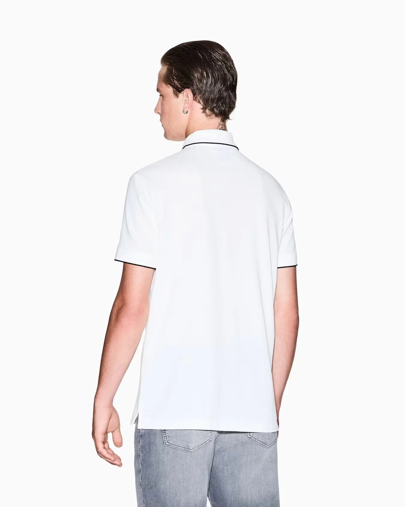 ARMANI EXCHANGE Polo Male XM001285-AF10366-U0009 Off-White