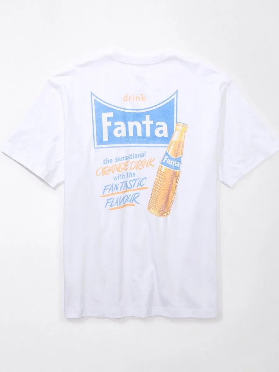 AMERICAN EAGLE MEN G SS FANTA SET IN TEE- PC DYE + SERIOUSLY SOFT 100 WHITE