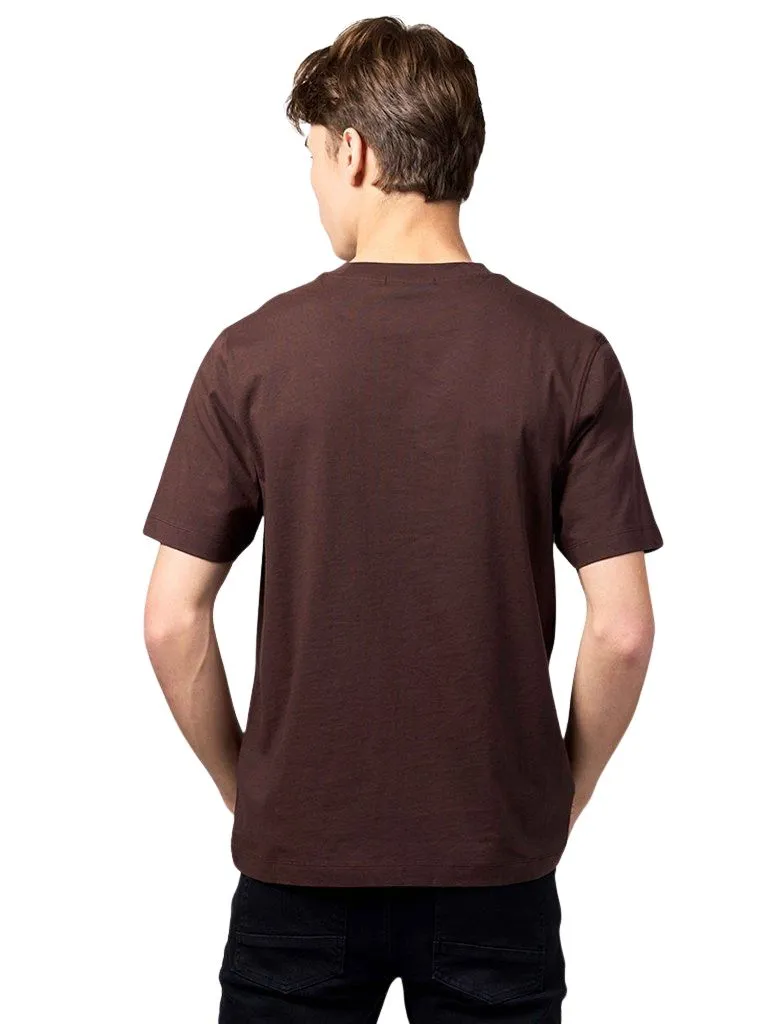 PLAYBOY Men's T-Shirt Colour brown
