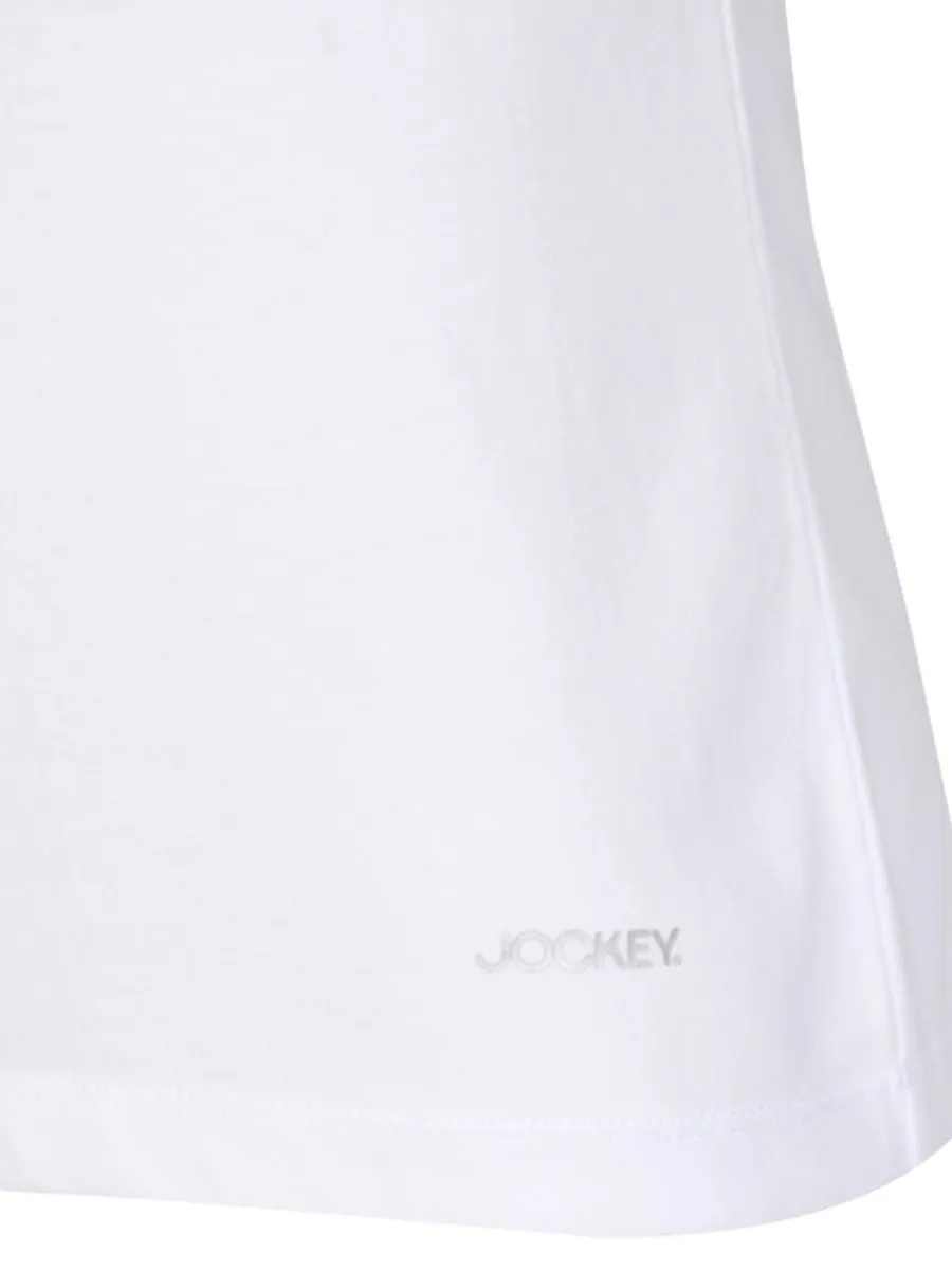 JOCKEY UNDERWEAR Men's SUPIMA COTTON TANK WHITE