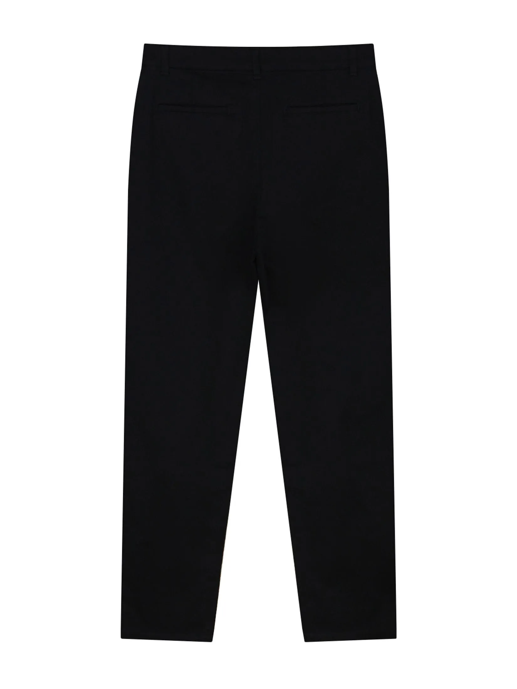 GIORDANO Women's Regular Khaki Pants (180° Elastic Waist)  Black