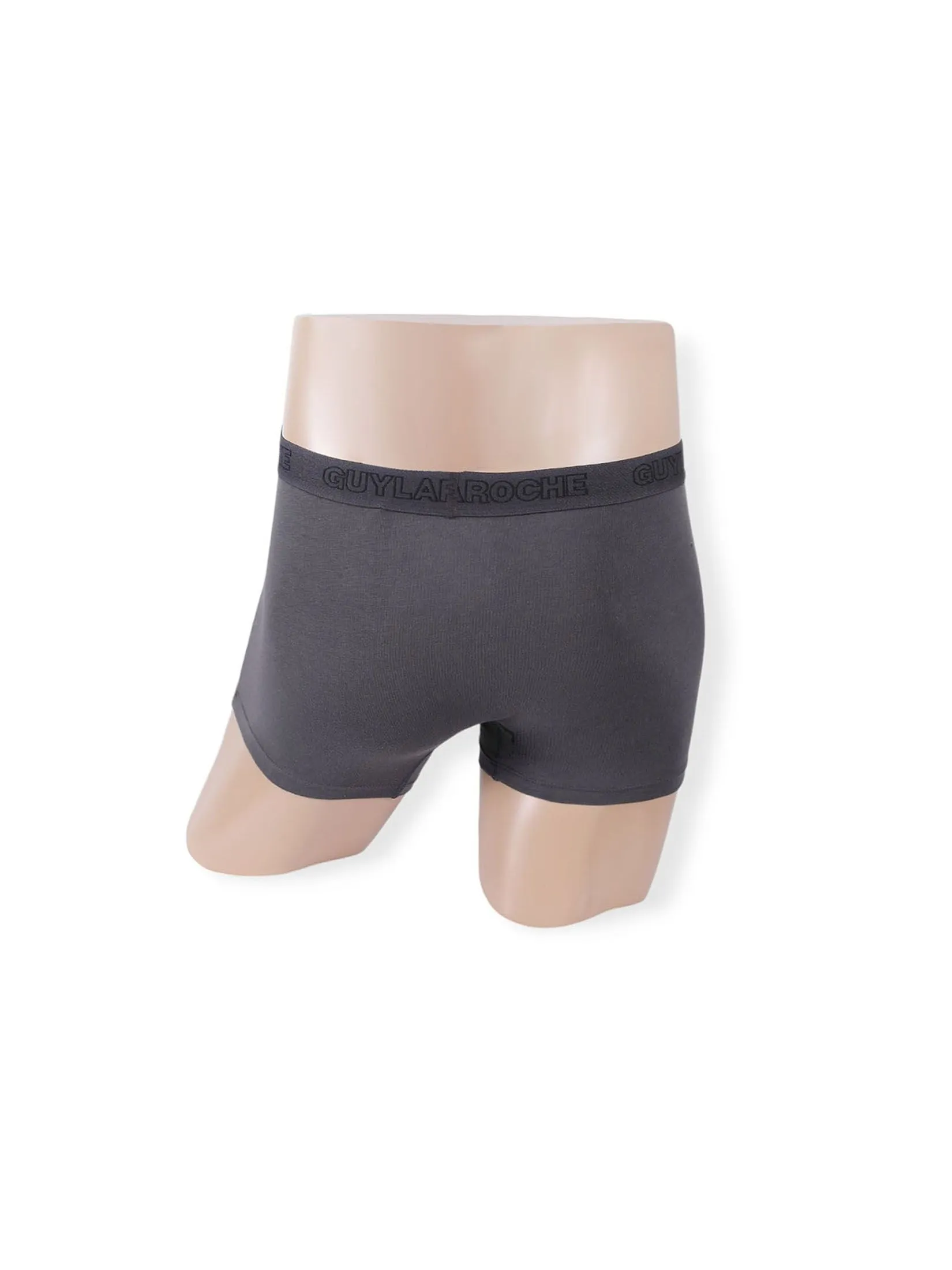 GUY LAROCHE INNERWEAR Men TRUNKS Underwear PACK 2 Pcs. - Grey