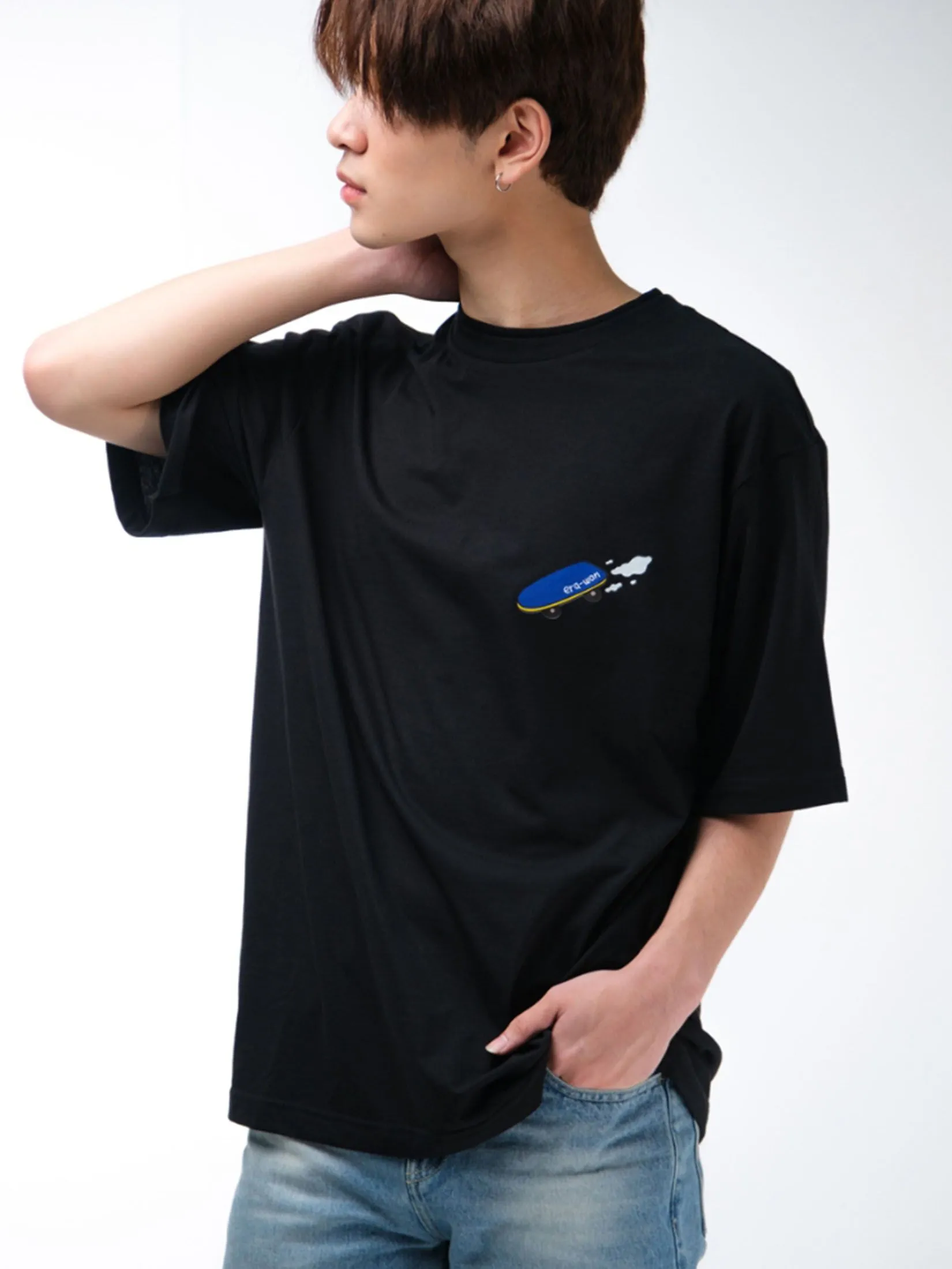 ERA-WON Oversized T-Shirt Art Toy Collection Black