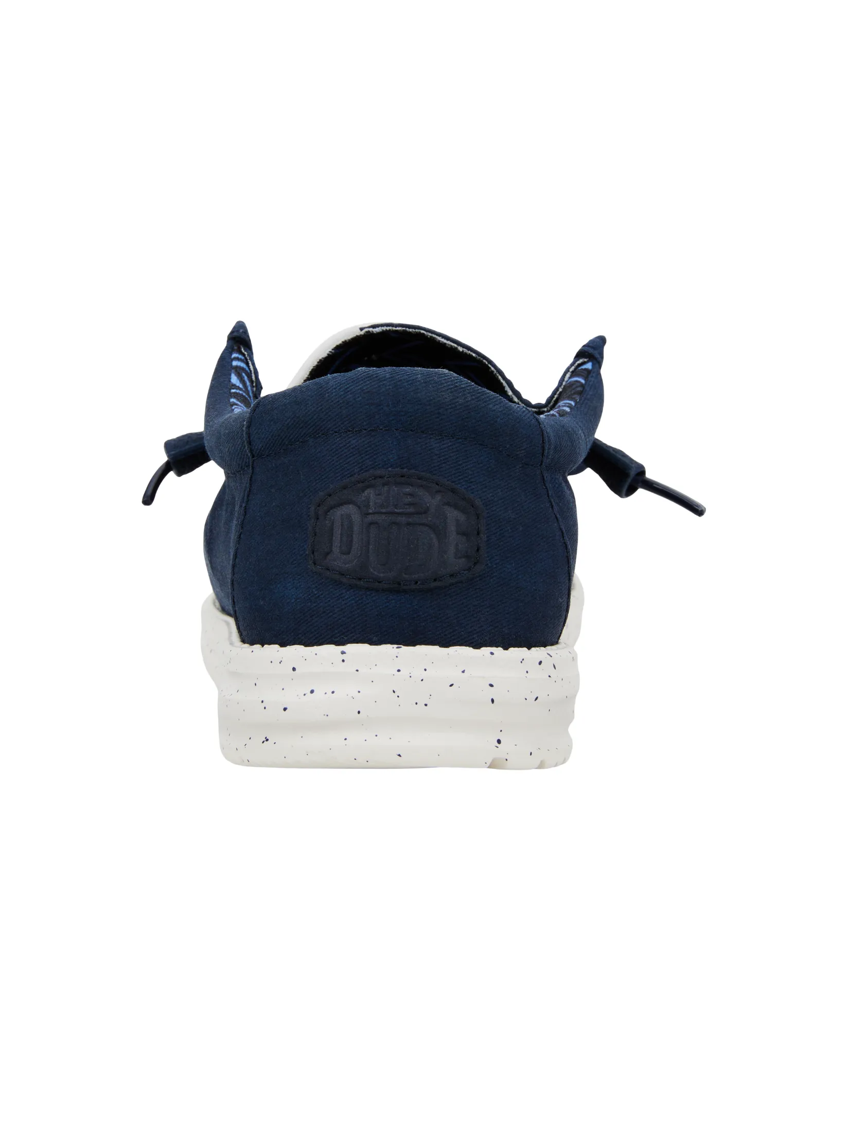HEYDUDE WALLY STRETCH CANVAS  - NAVY
