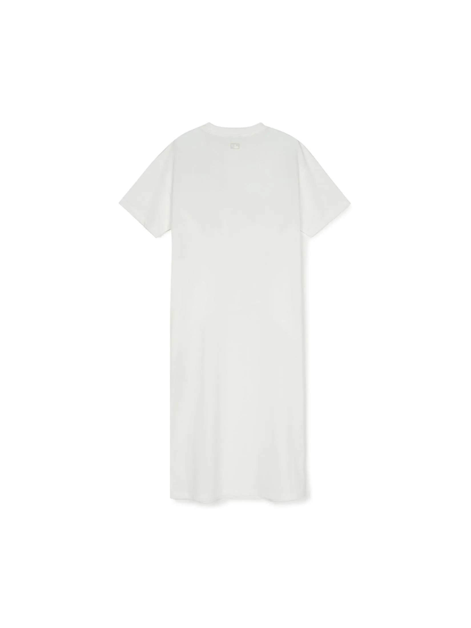 MLB Women S Basic Round Long Dress Model 3FOPB0153 50IVS Ivory