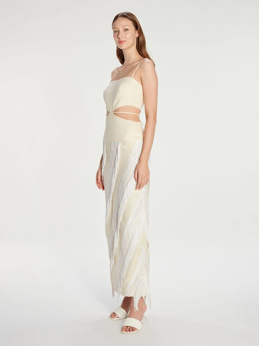 JANESUDA (SS23) Cream Dress