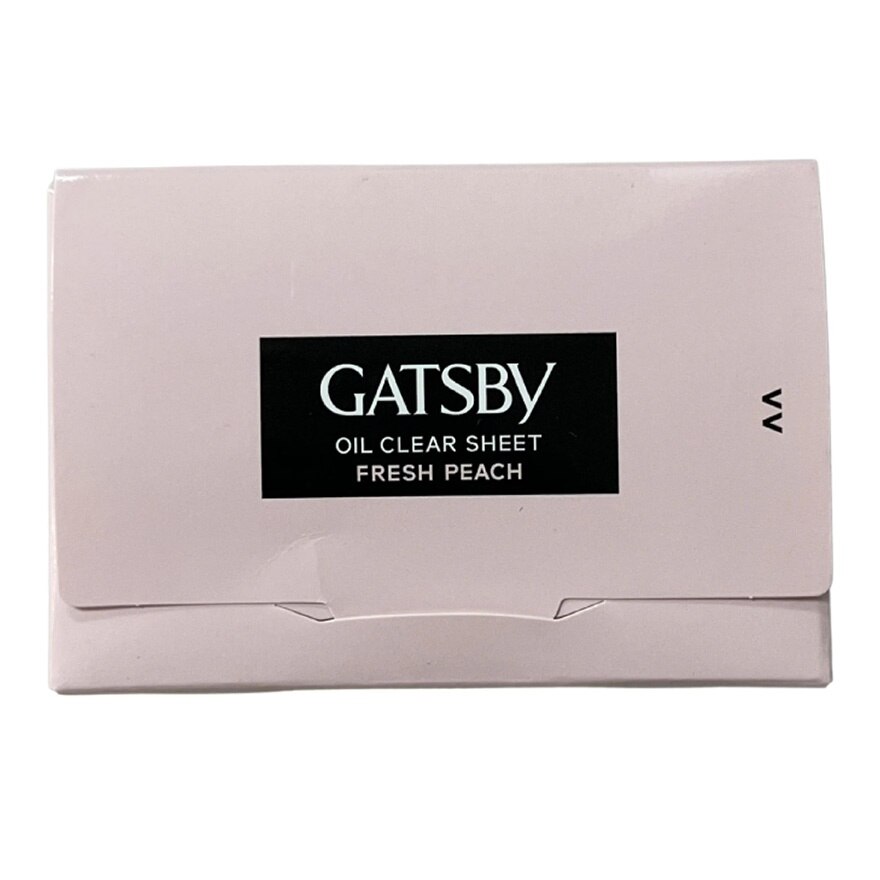Gatsby Oil Clear Sheet Freash Peach 40'S แผ่นฟิล์มซับมันสีชมพู