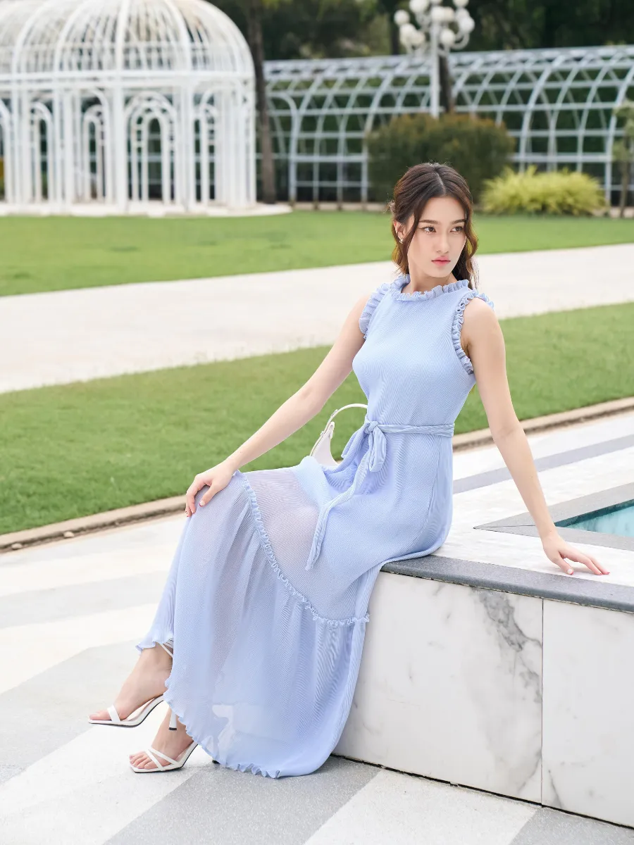 ROSE THE LABEL Blue-Hazel dress