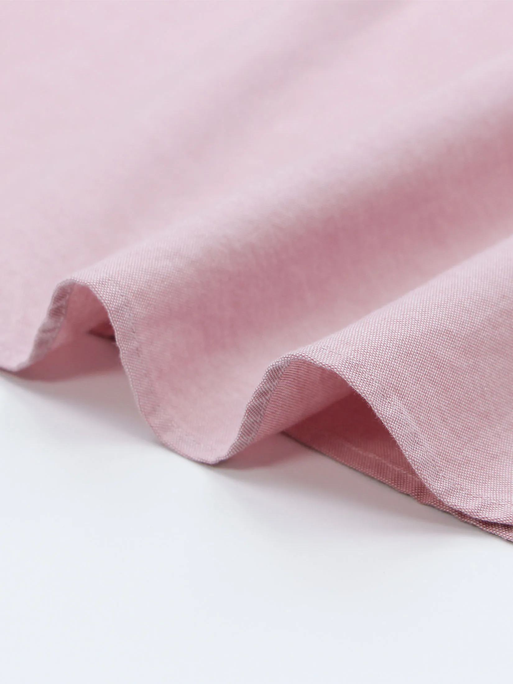 GIORDANO Men s Embroidery Stretch Oxford Shirts (Classic Man) Pink