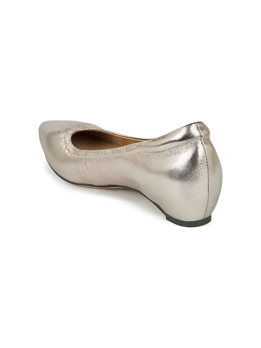 SHU WOMEN CELEB HEELS 1" ORIGINAL HIDDEN HEELS  - DELUXE GOLD