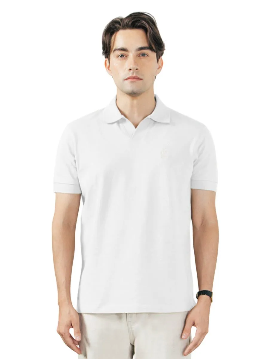 BEVERLY HILLS POLO CLUB White Men Polo Shirts Model BV2I002