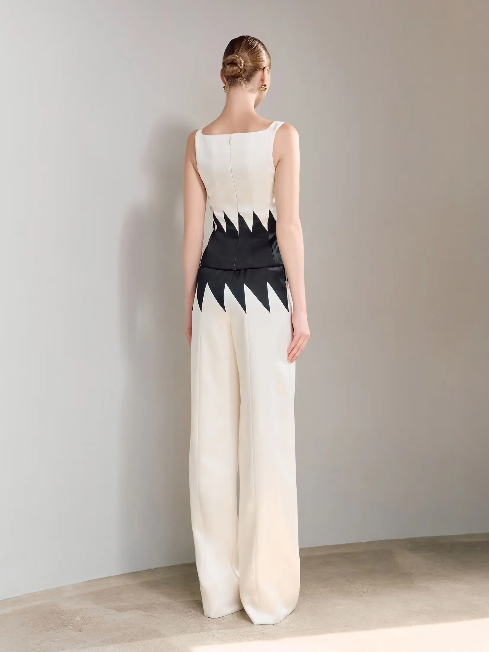 ASAVA ( SS25 )Therese High-Waisted Pants  IVORY