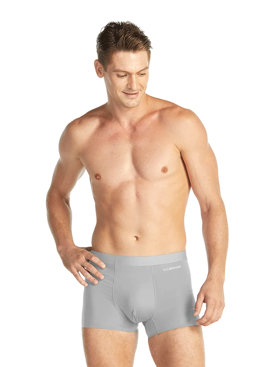 ELLE HOMME MEN TRUNK UNDERWEAR KUT2911 PACK1 KUT2911LG - GREY