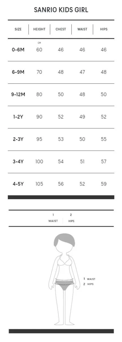 SANRIO Girl Toddler Underwear Cinnamoroll