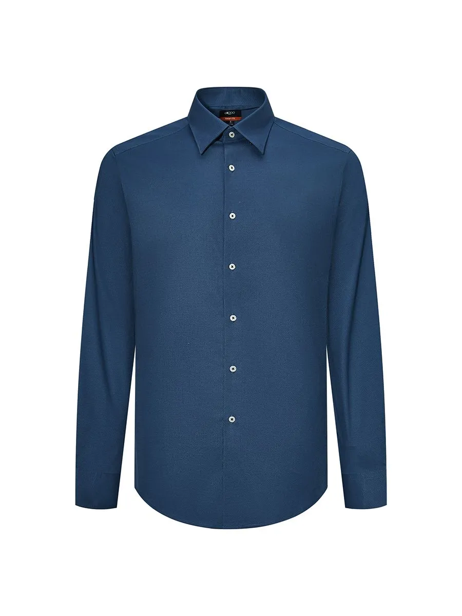 G2000 Men Clothing Easy Care Stretch Shirt Smart Fit - Navy