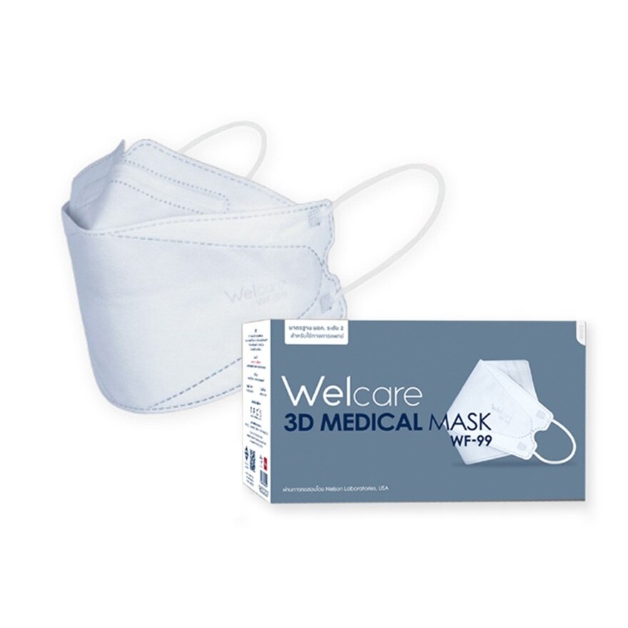 Welcare 3D Medicals Mask WF-99 White 50pcs./box