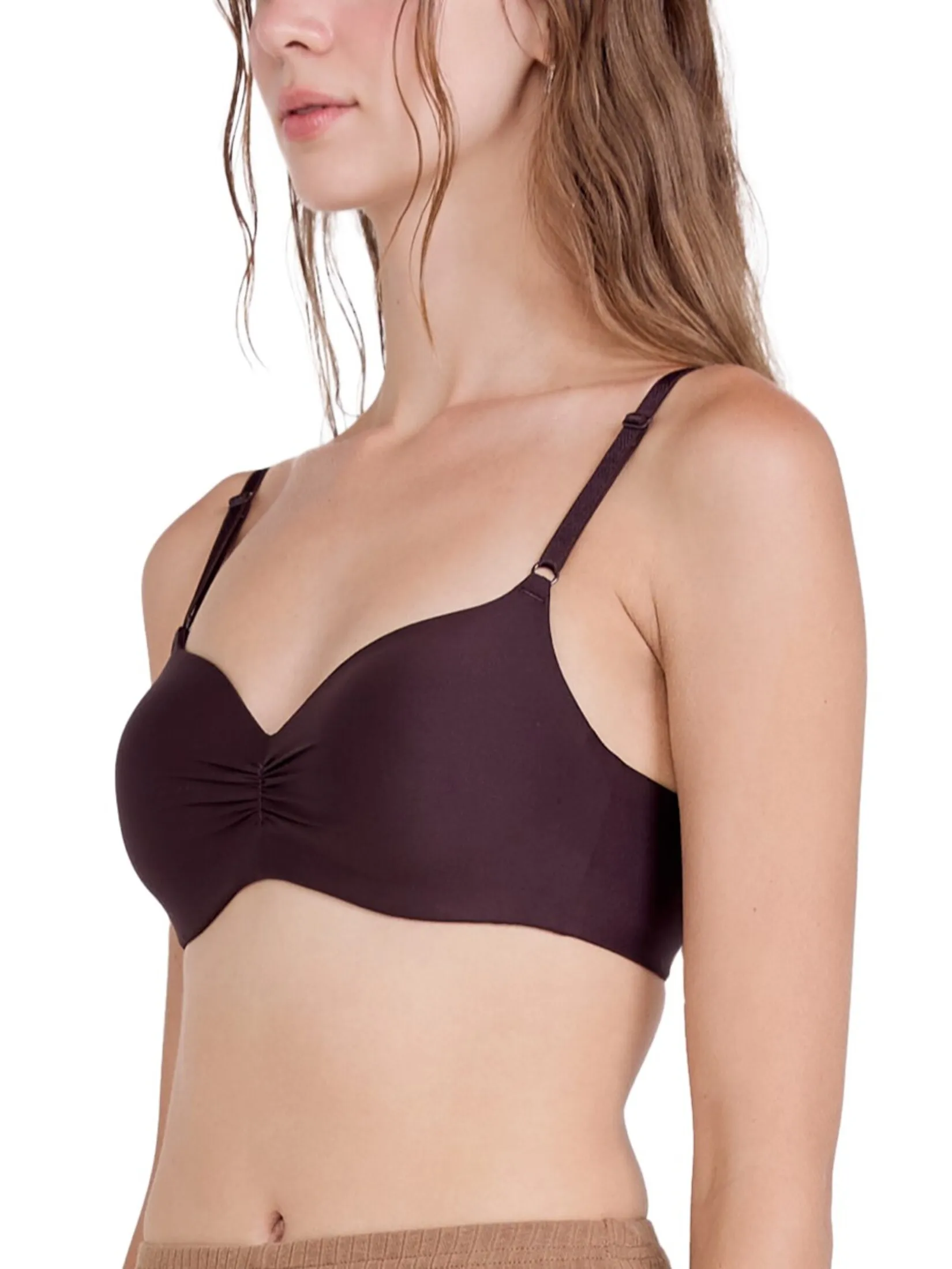 WACOAL Women Easy Matching Smart Size Bra Brown tan