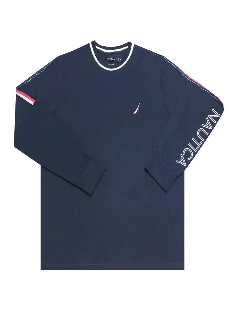 NAUTICA Men Long sleve T-Shirts Blue Size - M