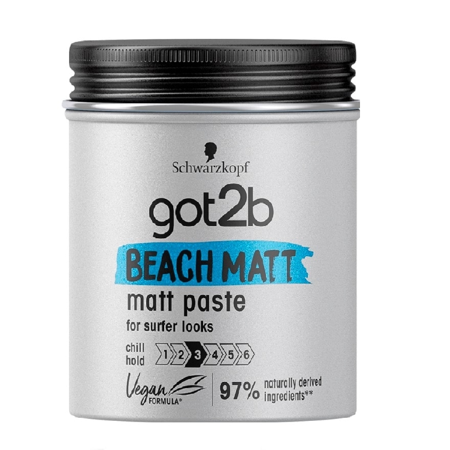 Got2b Beach Matt Matt Paste 100 Ml.แว็กซ์จัดแต่งทรงผม