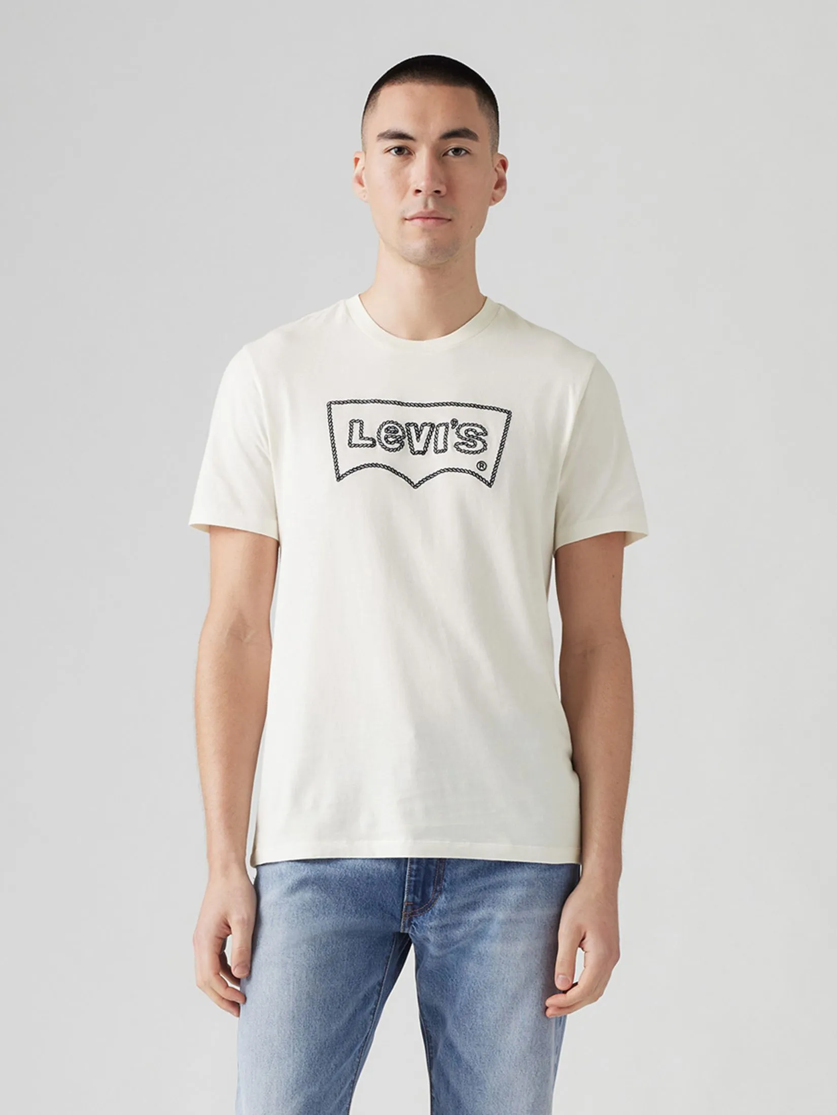 LEVI'S Men's Classic Graphic T-Shirt Antique White