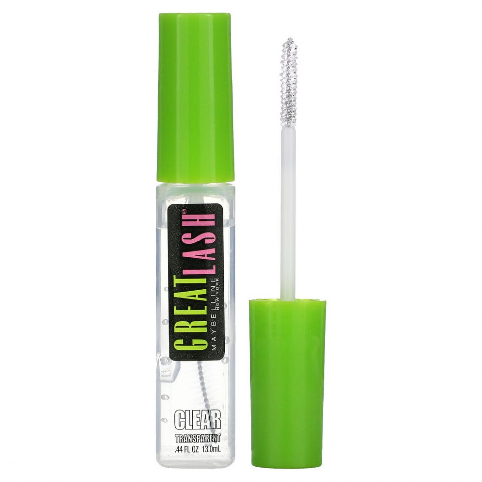 Maybelline, Great Lash, тушь Clear 110, 13 мл - MBY-51945-100 Blackest Black