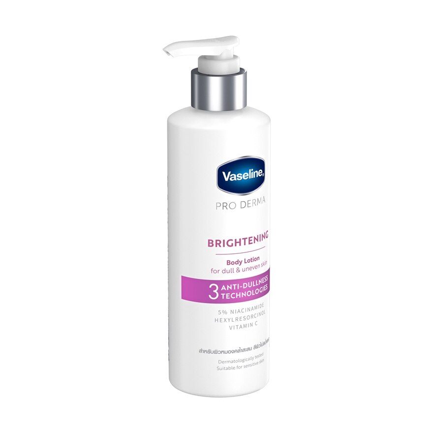 Vaseline Pro Derma Body Lotion 3 Brightening 250 Ml.