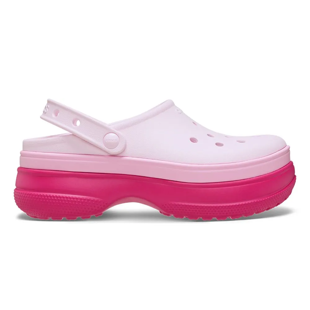 CROCS Classic Stacked Clog Unisex Casual Shoes Pink - CR024SH861EMTH