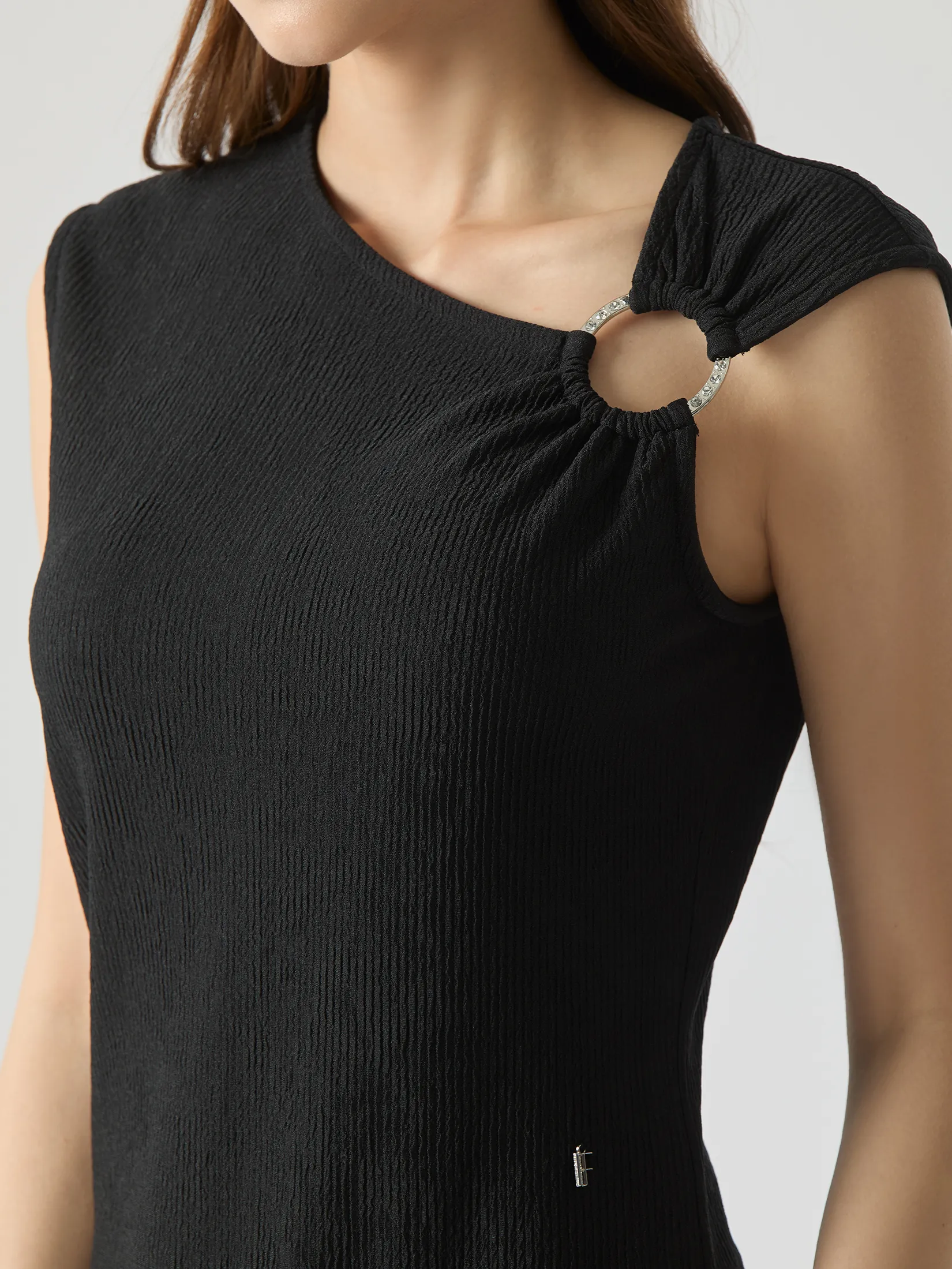 F-FASHION Knit Dress Women Black