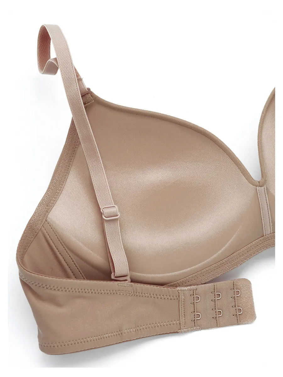 SABINA [Online Exclusive]  Soft Doomm Wireless Bra - Tan