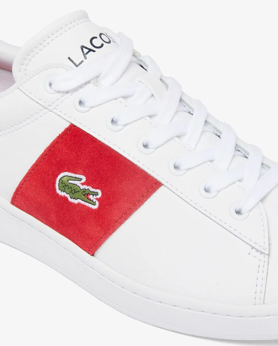 LACOSTE Men’s Carnaby Set CGR Bar Leather Sneakers White