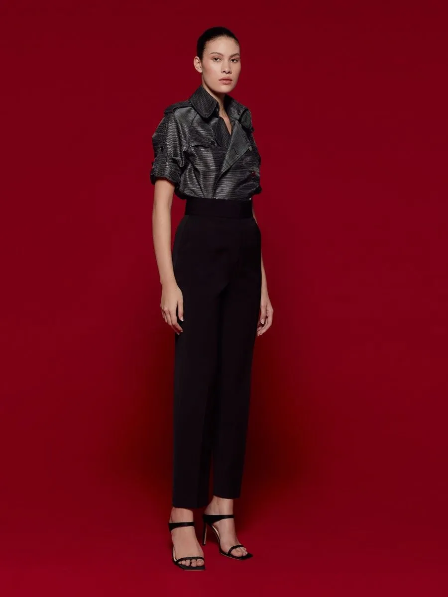 ASAVA (SS24) Maria Women Ankle Pants Black