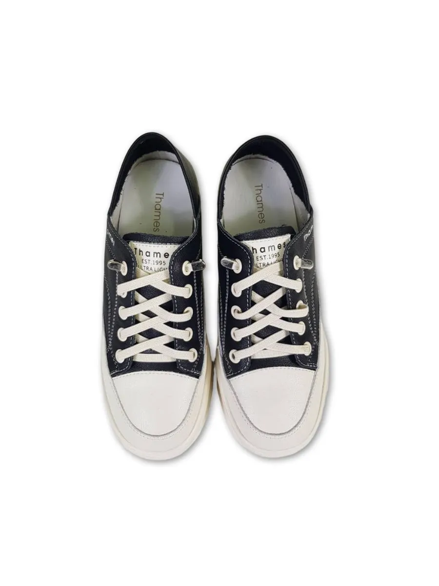 THAMES Women Sneakers Height 1.8' inch Black