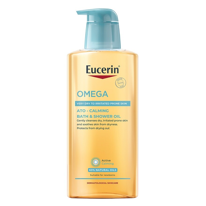 Eucerin Omega Ato Calming Bath Shower Oil 400 ml.