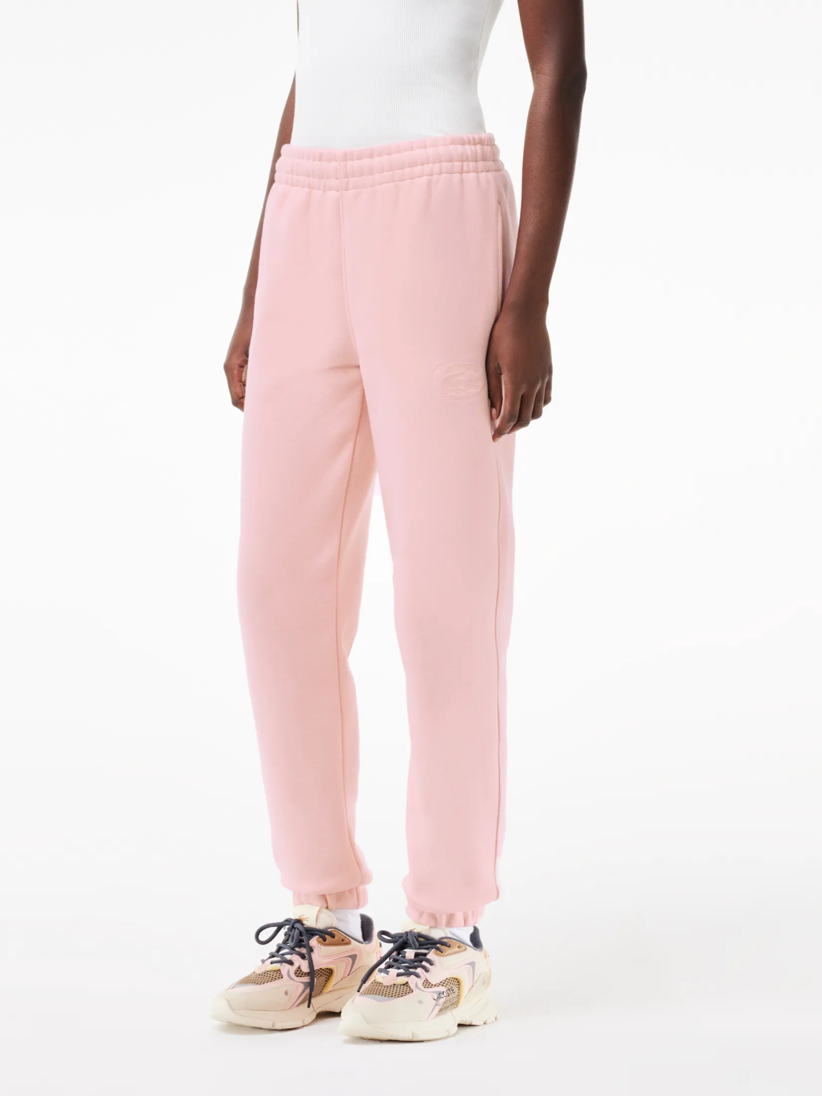 LACOSTE Lacoste Embroidery Track Pants Pink