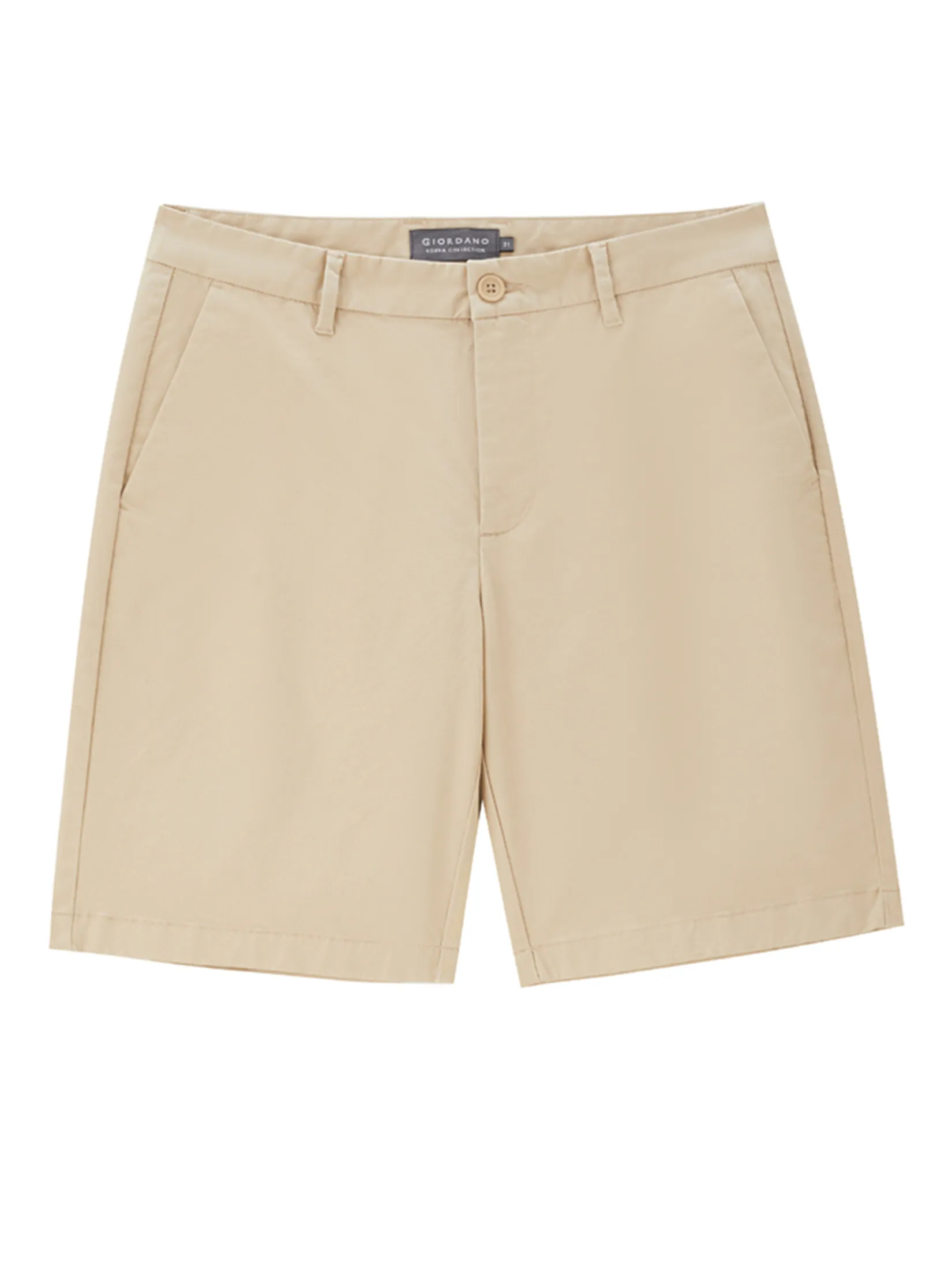GIORDANO Men s Online Exclusive Regular Summer Shorts (Korea) Khaki Size - 30 EU