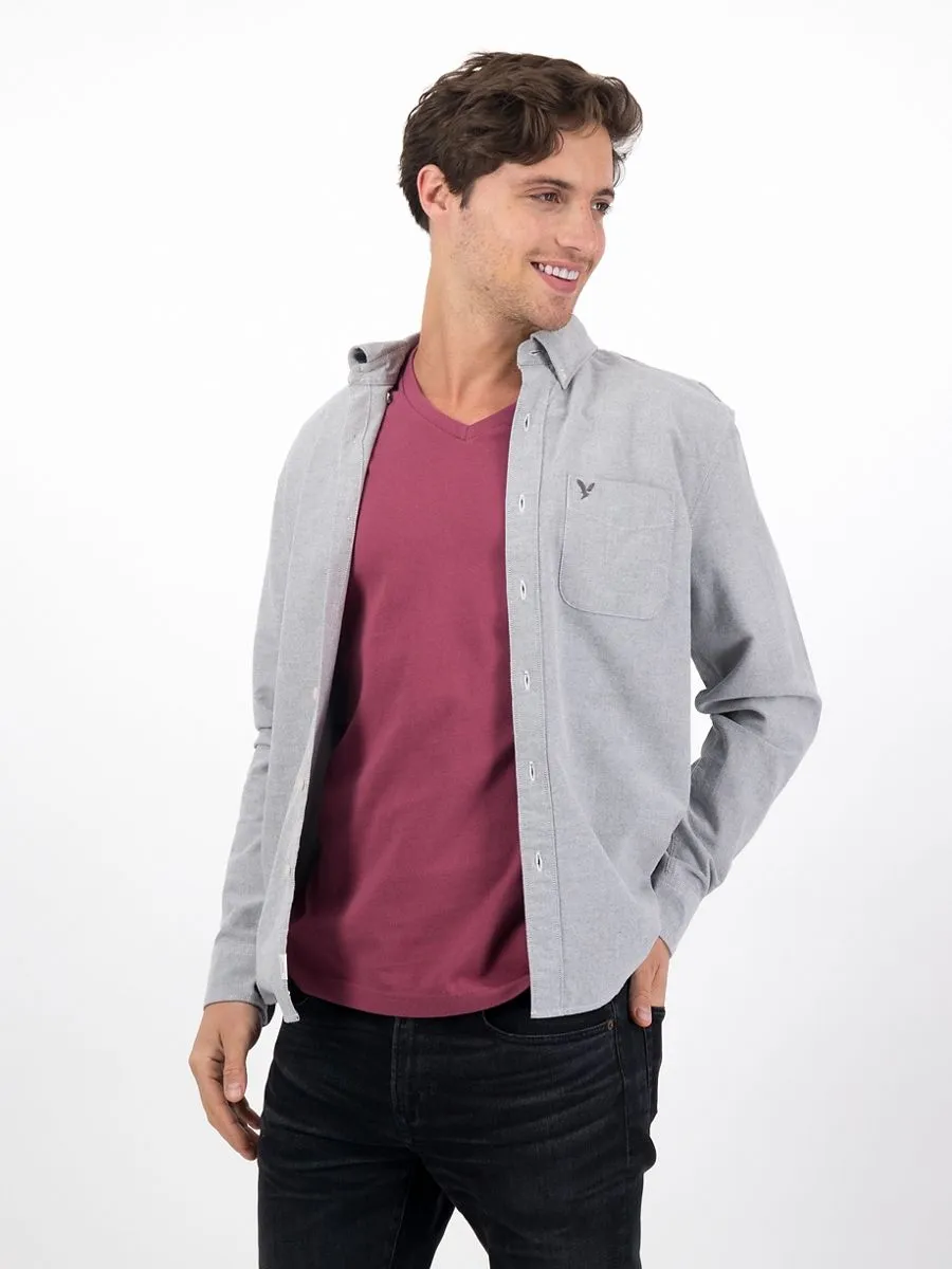 AMERICAN EAGLE MEN 2101 INT CF BTD YD SOLID OXFORD W EAGLE 020 GRAY