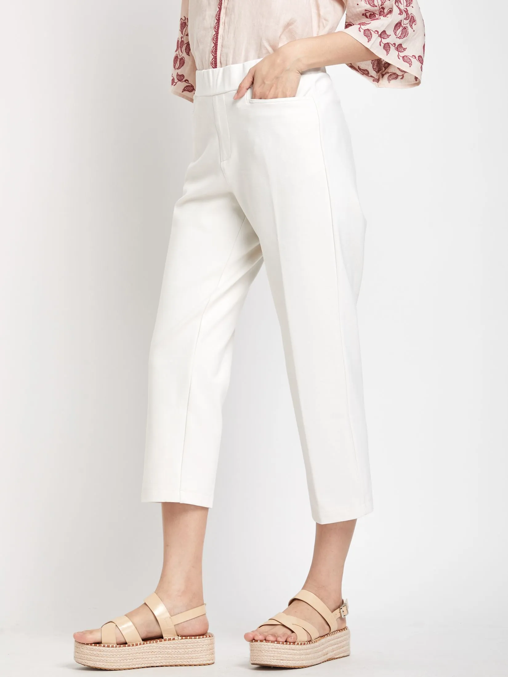 ESTIMATE Women Cropped Pants Knit