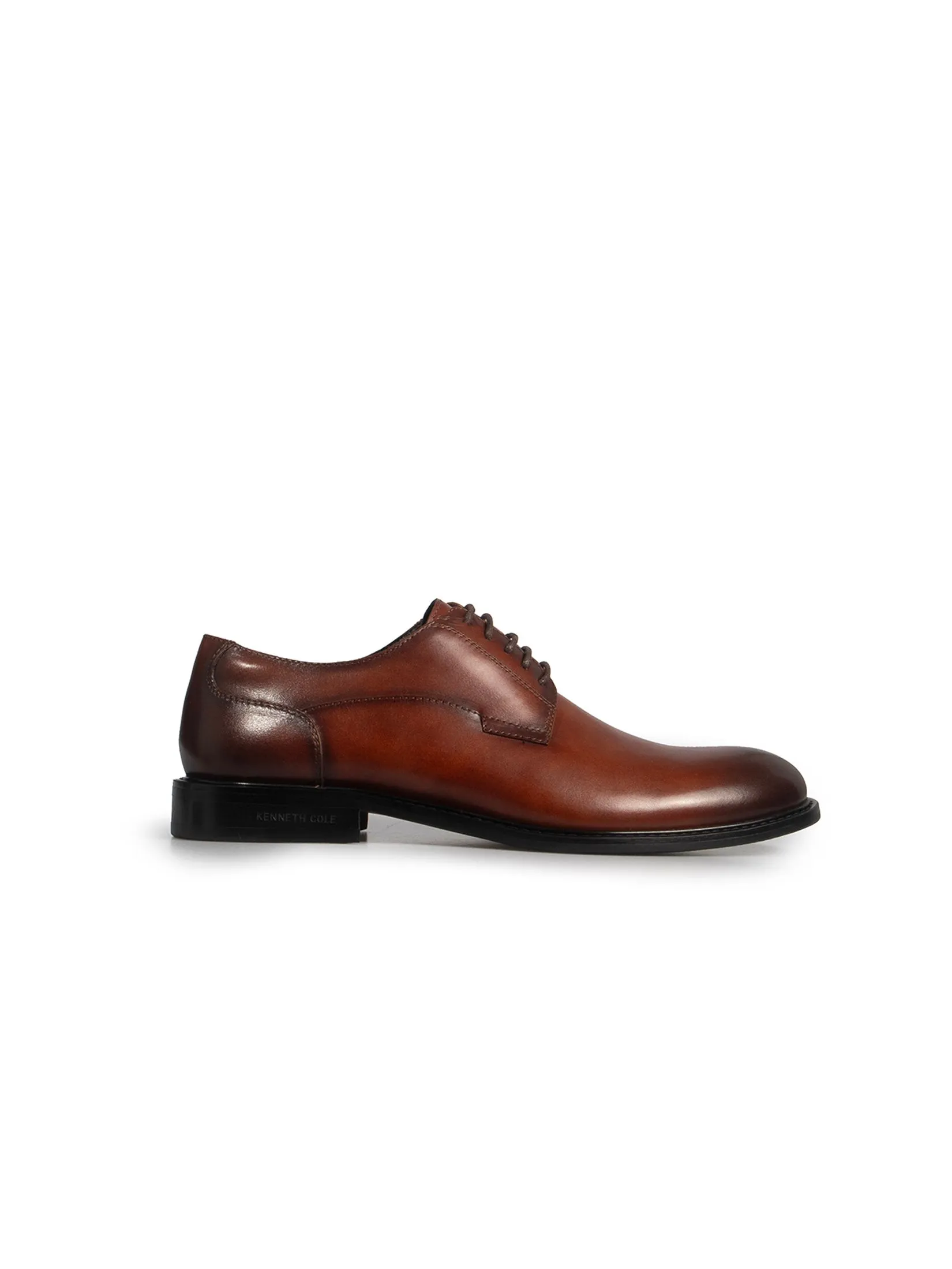 KENNETH COLE MEN DRESS SHOES PHILIP LACE UP  /LIGHT BROWN