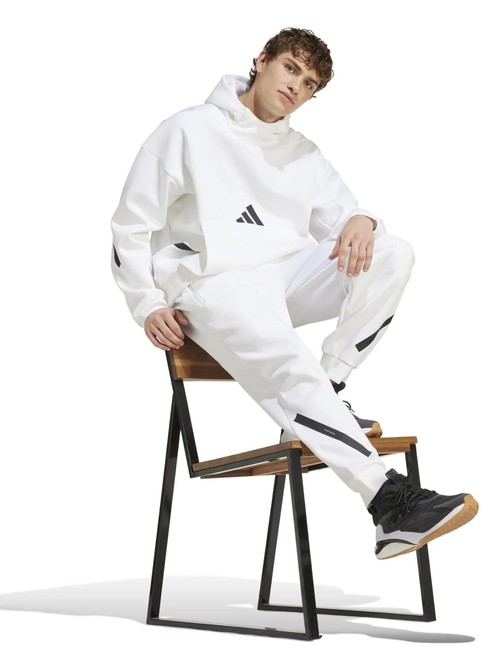 ADIDAS Women Tracksuit Bottoms Z.N.E. White