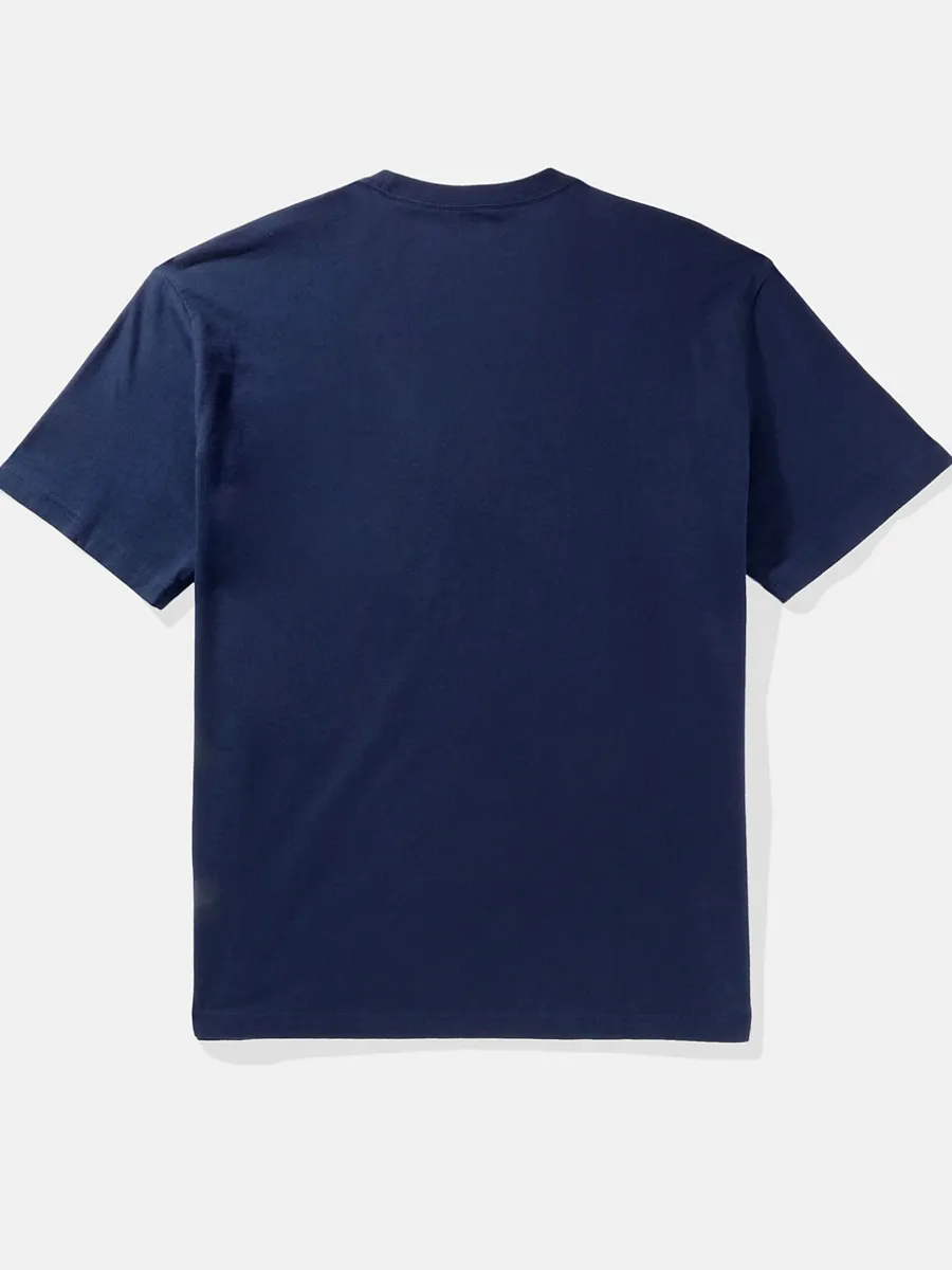 AMERICAN EAGLE MEN G SS SP2 SET IN TEE- PC DYE + SERIOUSLY SOFT WASH 410 NAVY