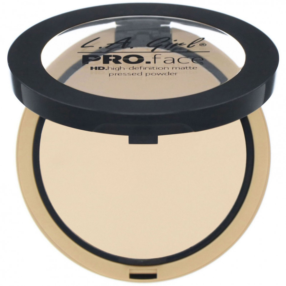 L.A. Girl, Компактная пудра для лица Pro Face HD, матирующая, оттенок Classic Ivory, 7 г