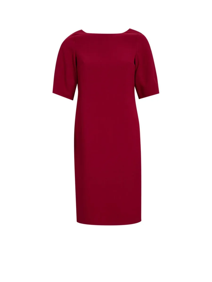 MONARCH Cutting Sleeve Shift Dress M98PLSOOP0A5132 Red