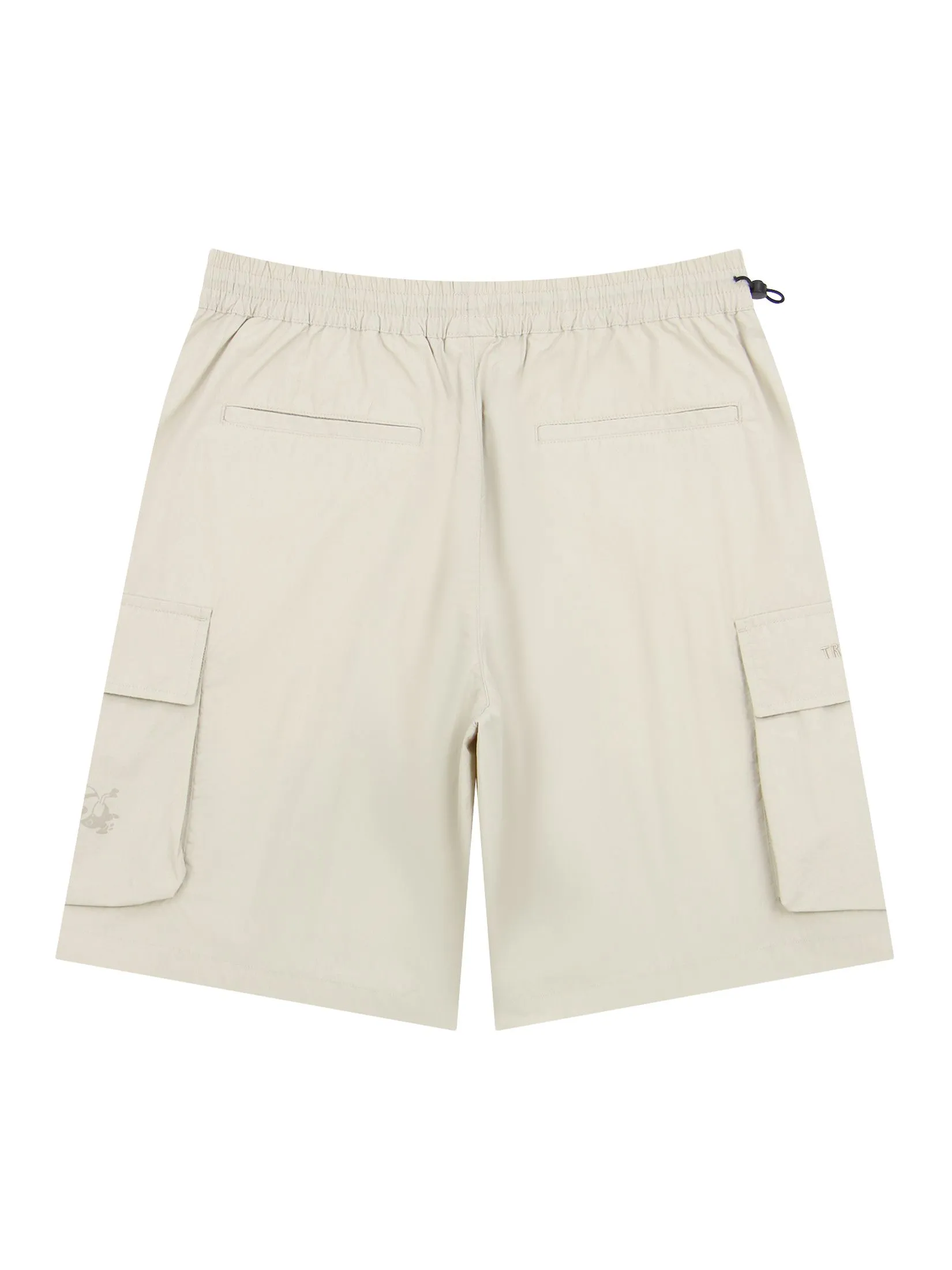 GIORDANO Men's Relax Cargo Shorts (Minions) Creamware khaki