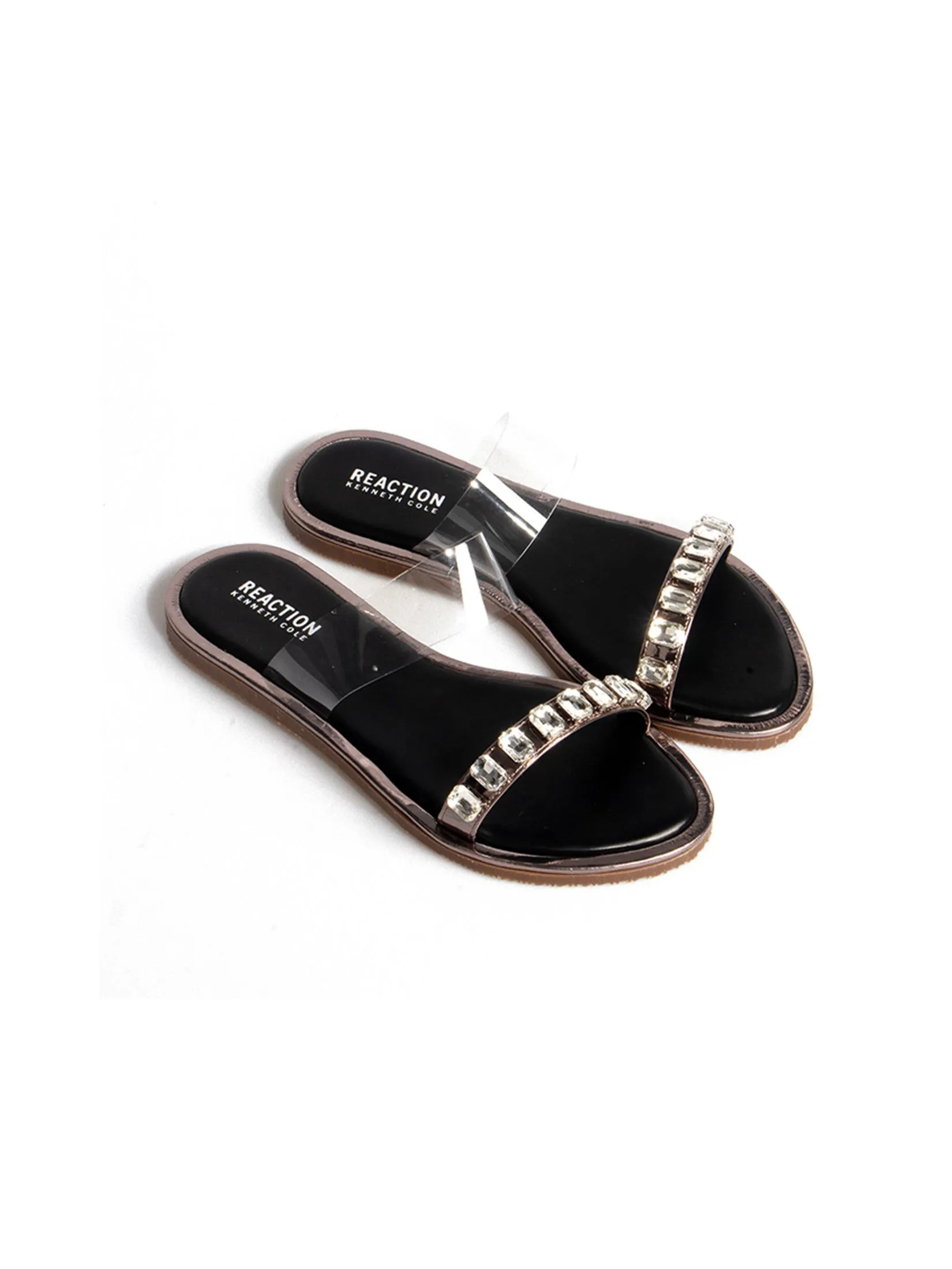 KENNETH COLE WOMEN SANDALS JAMILLIE DIAMOND / PEWTER