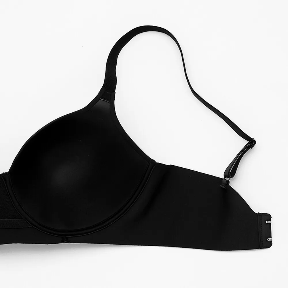 SABINA BRALESS WIRELESS BRA Seamless Fit Perfect Bra Collection Style no. SBXD97202BK Black