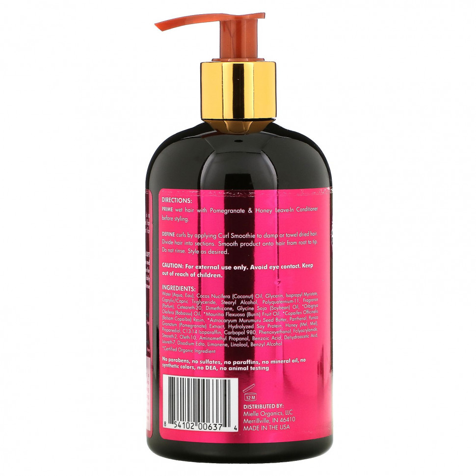 Mielle, Curl Smoothie, гранат и мед, 12 жидких унций (355 мл)