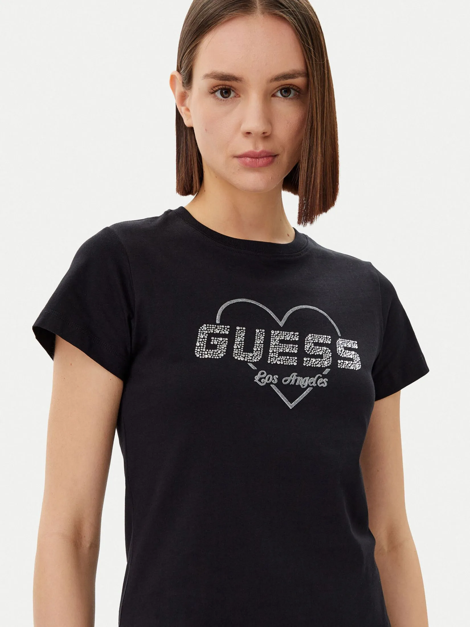 GUESS Women T-Shirt V5GI10K9RM1 - Black